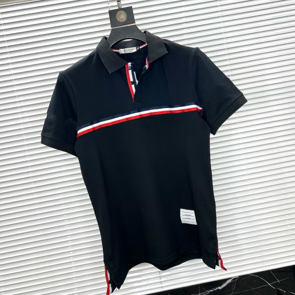 Áo phông polo nam Tb giá rẻ , ao thun nam tay ngắn cổ bẻ thời trang sọc ngang ngực
