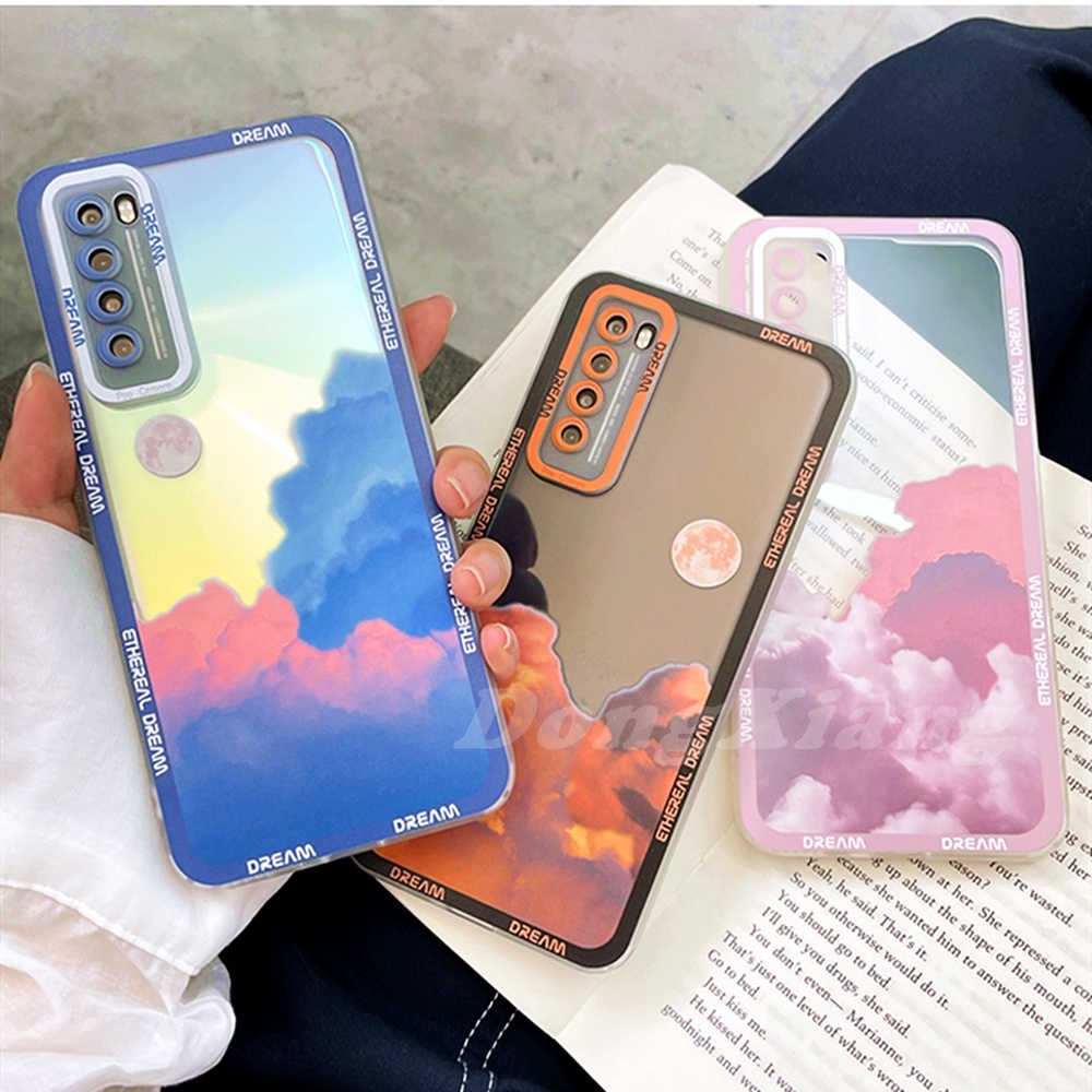Ốp Điện Thoại Mềm Trong Suốt Màu Trơn Cho Huawei Y7A Nova 5T 3i Y7 Pro Y9S Y9 Prime 2019 P20 P30 Lite P40