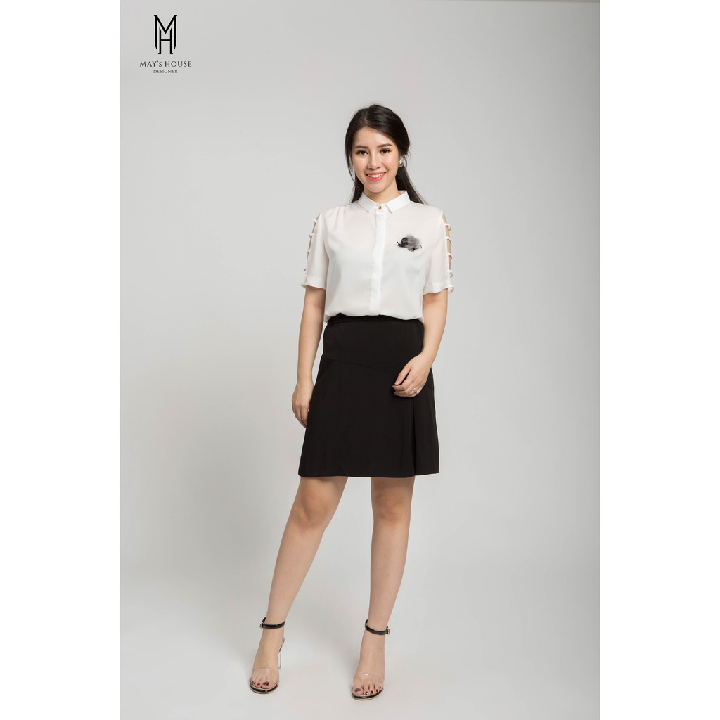 Chân váy May’s House Designer dáng chữ A xếp ly