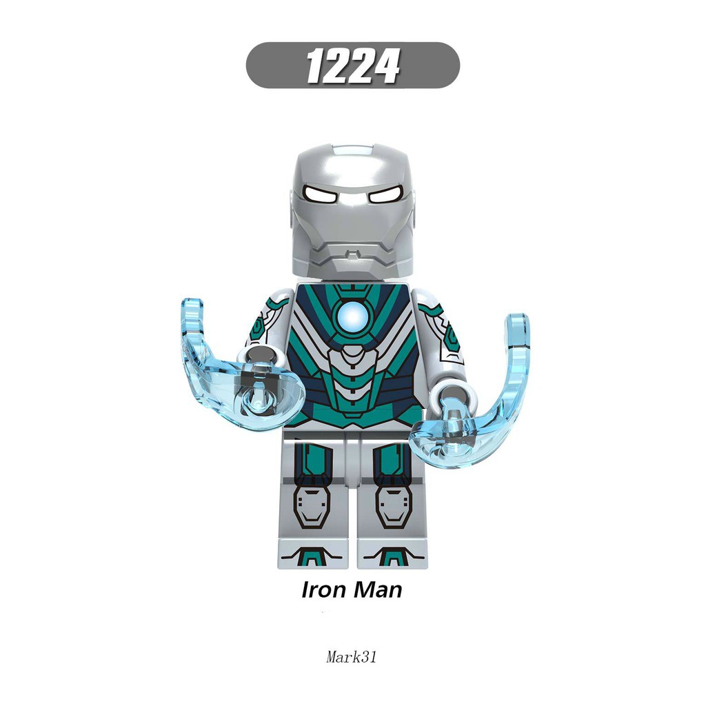 Minifigures Các Mẫu Siêu Anh Hùng Iron Man Phiên Bản Mark24 Mark25 Mark29 Mark30 Mark31 Mark32 Mark34 Mark35