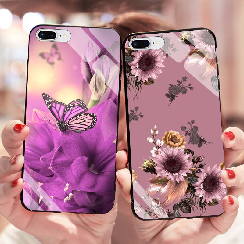 Ốp IPHONE 7, 8, 7 Plus, 8 Plus Lưng Kính Cường Lực Cao Cấp Mới Nhất