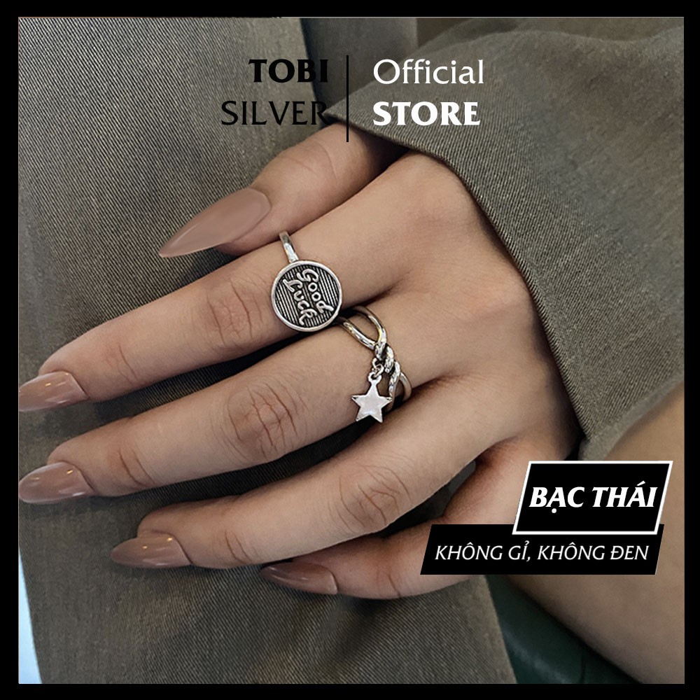 Nhẫn bạc nữ TOBI SILVER nhiều kiểu dáng phong cách cá tính N54