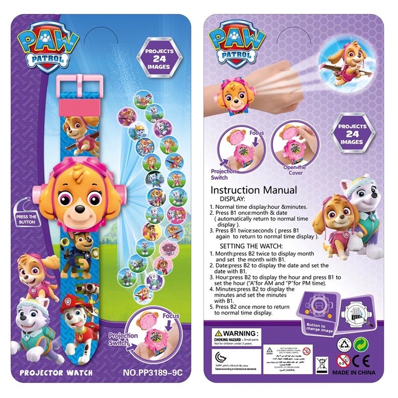 MARSHALL Đồ Chơi MáY ChiếU HìNh Paw Patrol 3D Cho Bé