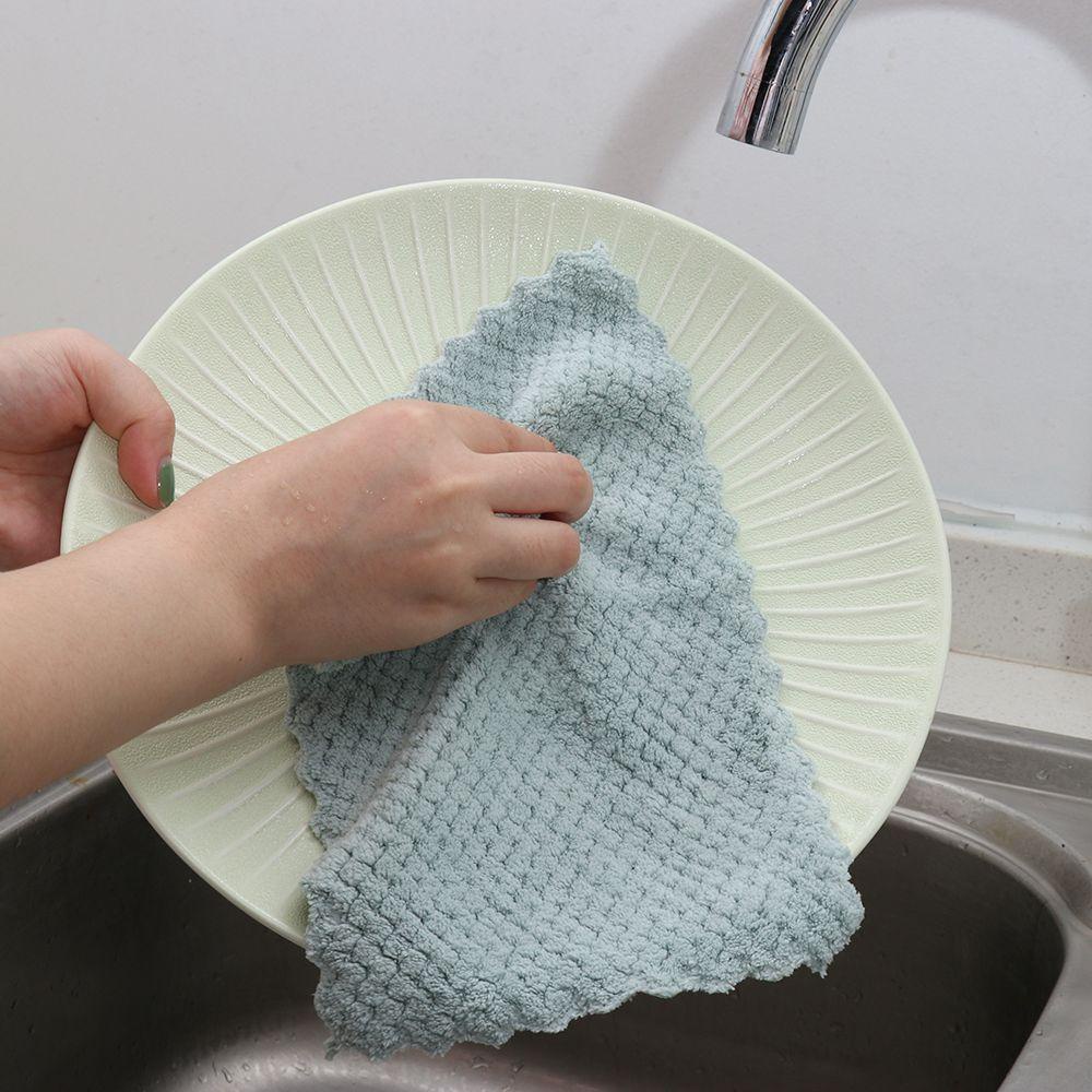 1 / 3 Khăn Lau Kính Cửa Sổ Bằng Vải Sợi Nhỏ Chất Lượng Cao