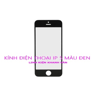Kính điện thoại ip 5 màu đen