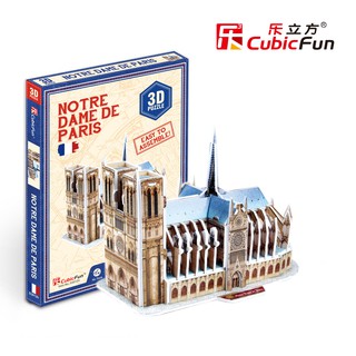 Mô hình lắp ghép 3D Cubic Fun – Nhà thờ Đức bà Paris
