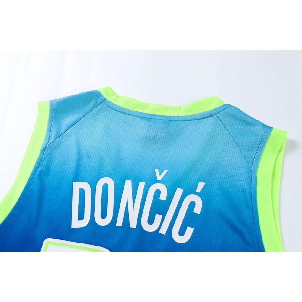 Bộ Đồng Phục Bóng Rổ Nba Diallas Mavericks 77 Lua Doncic