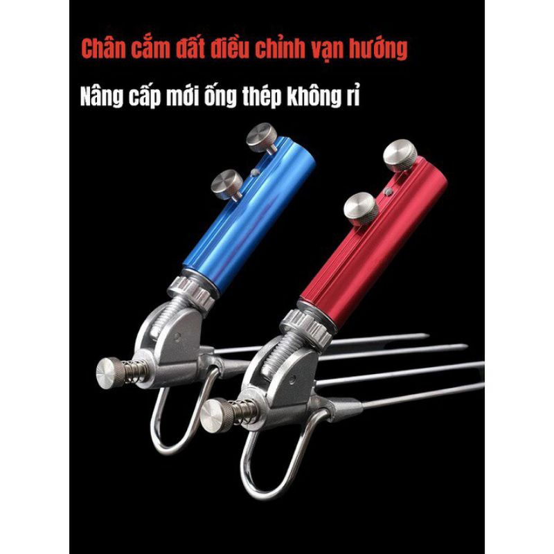 Chân Cắm Đất Gác Cần Câu Đài Chống Cần Câu Đài dùng để cắm đất hoặc cắm ghế câu cá