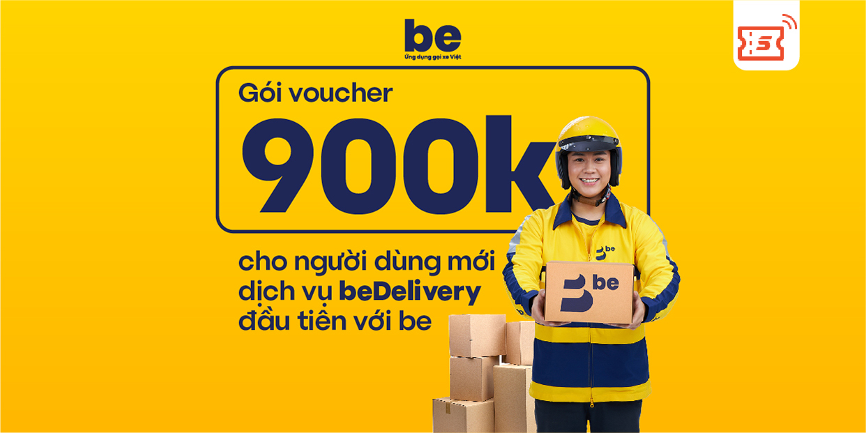 Trị giá 900K áp dụng cho dịch vụ dịch vụ giao hàng