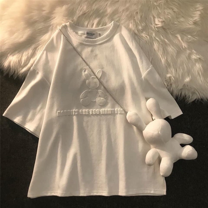 Áo Phong Chất Thun Cotton +Kèm Gấu xinh xẻo