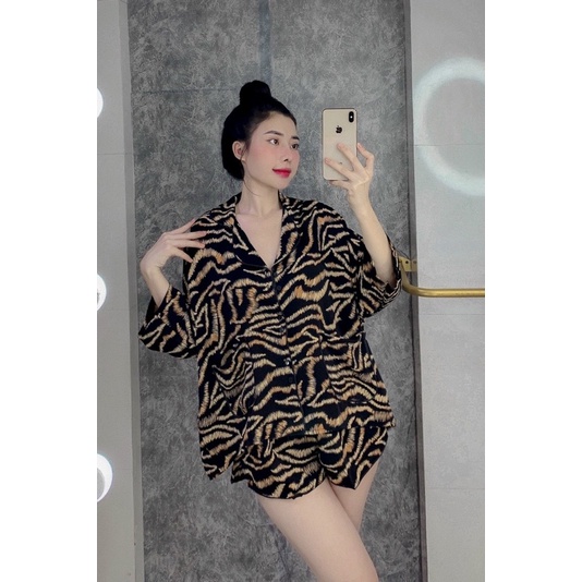 Big Size-Bộ Pijama Cánh Dơi Áo Cộc Quần Đùi | BigBuy360 - bigbuy360.vn