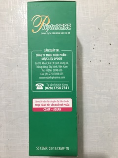 Dung dịch tắm rôm sảy em bé PHYTOBEBE