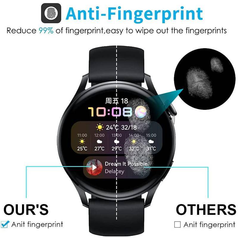 Kính Cường Lực Bảo Vệ Màn Hình Cong Cho Huawei watch 3 pro GT2 GT3 42mm 46mm GT2e Gtrunner Huawei Honor Magic2 GS3