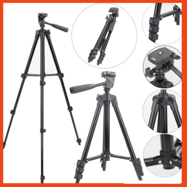 Gậy Chụp Ảnh 3 Chân livestream.Gậy Chụp Hình Tripod  3120, Loại Tốt (Cam Kết Chất Lượng).PKCH8886