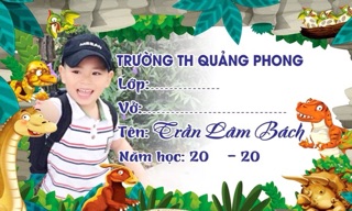NHÃN VỞ - TICKER CHO BÉ