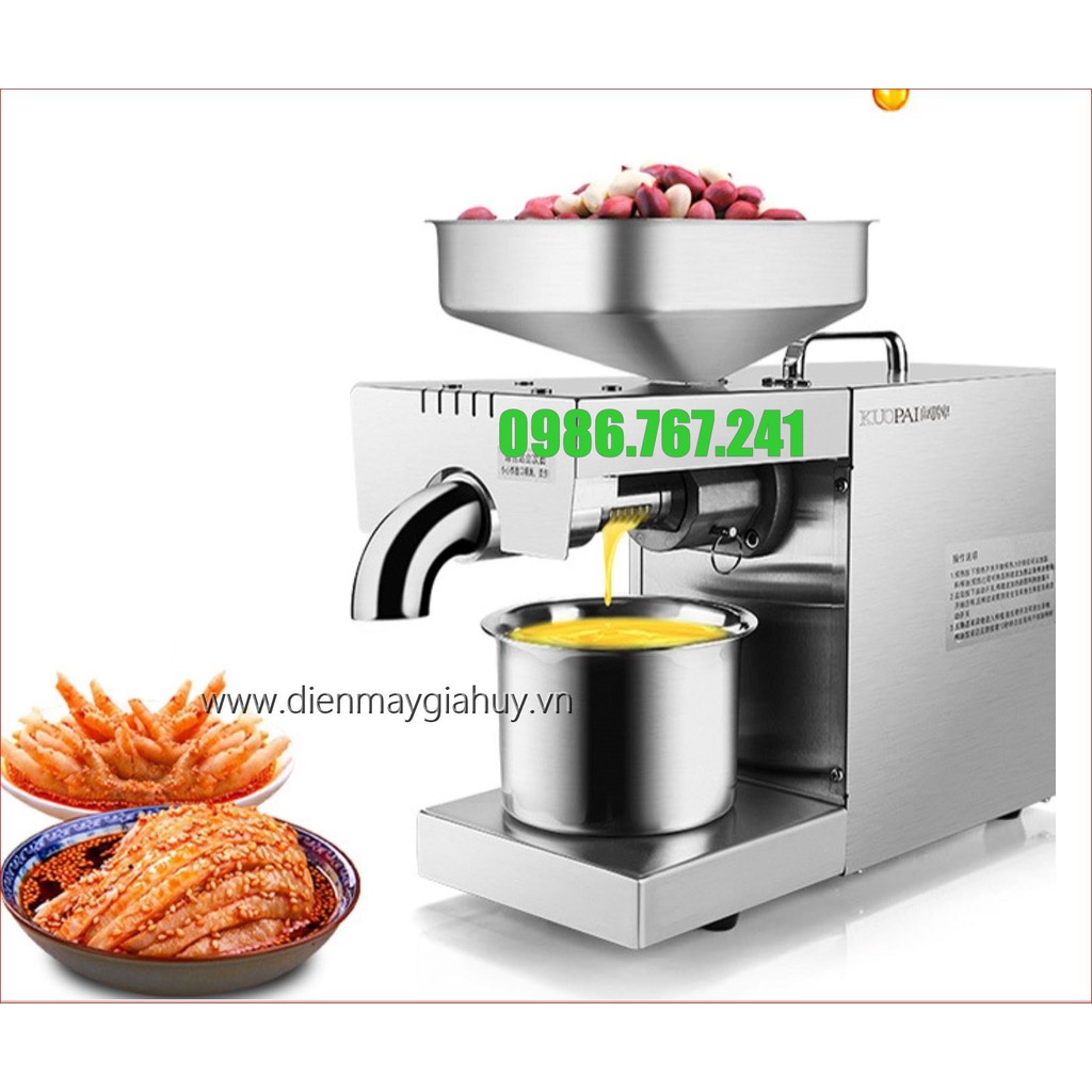 Máy ép dầu các loại thực vật giá rẻ GD07 chất lượng tốt, dùng cho gia đình, tiện lợi dễ sử dụng