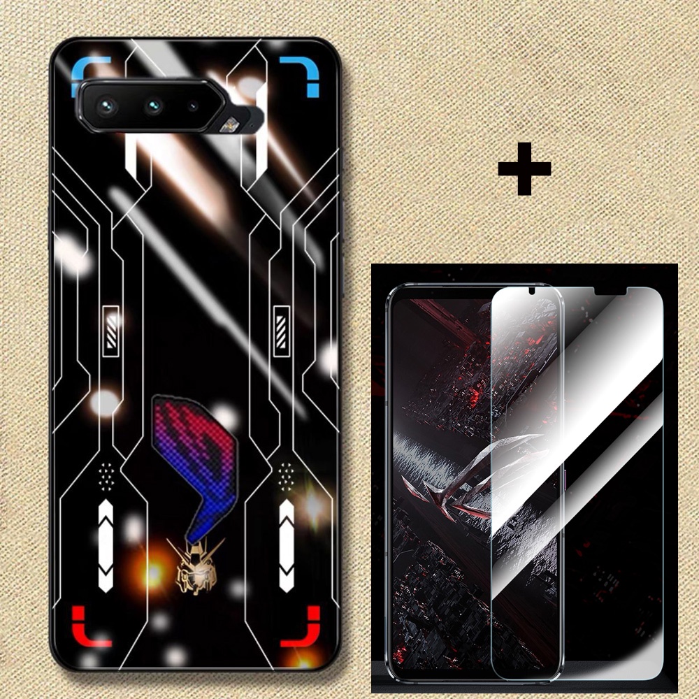 Ốp Điện Thoại Mặt Kính Cường Lực Cho asus rog 5 phone5 rog5 5s rog5s phone5s rog 5 5s