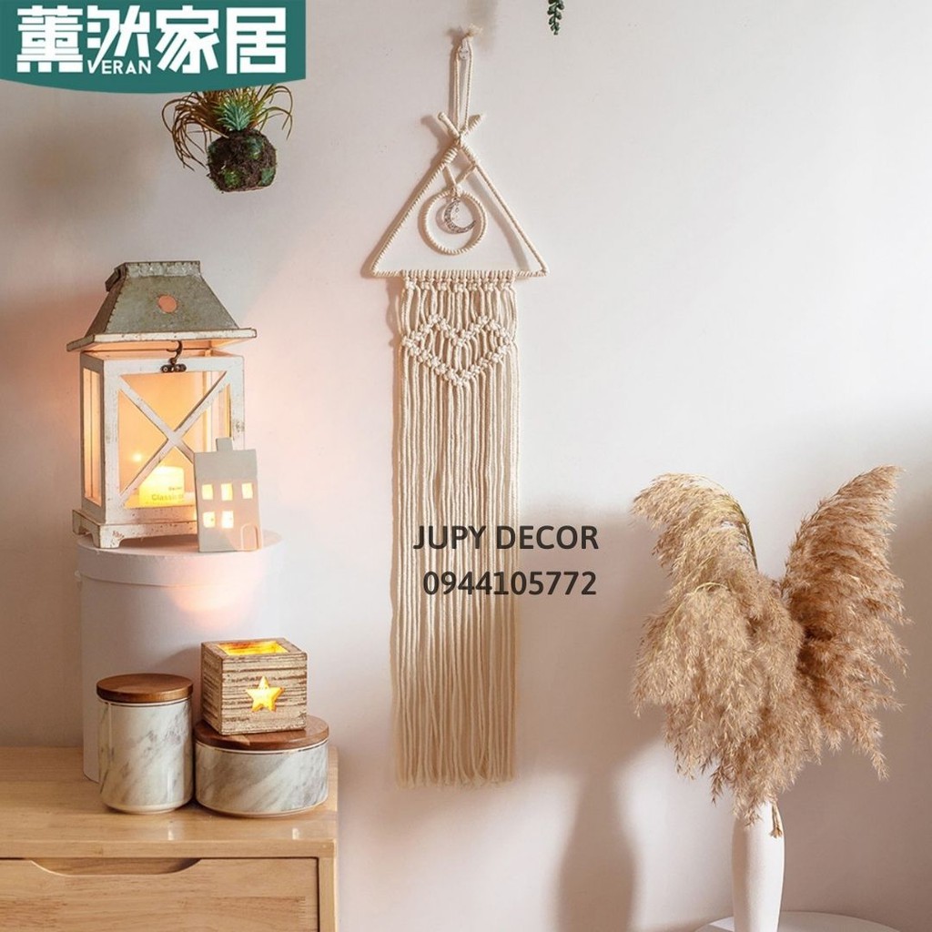 [ SẴN HCM] MACRAME handmade treo tường trang trí phòng ngủ, phòng khách, homestay, quà tặng độc đáo