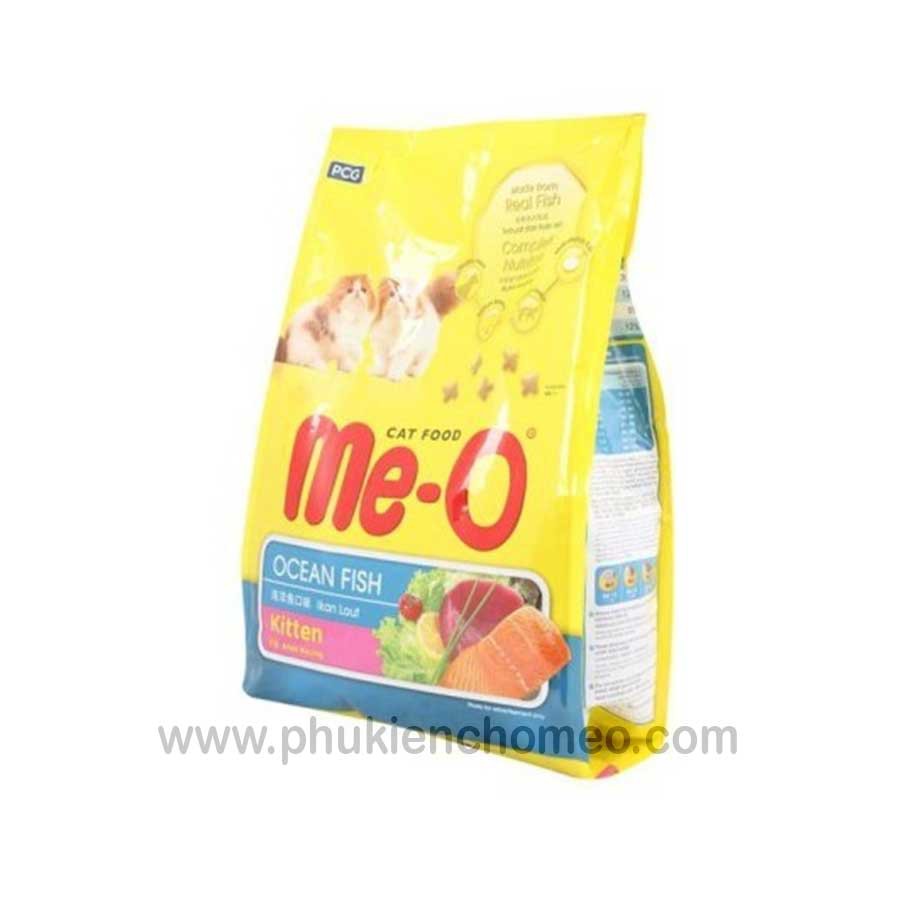 Thức ăn Me-O cho mèo con dùng cho mèo từ 4-12 tháng - Vị cá biển gói 400gr và 1.1kg