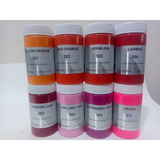 Màu vẽ ACRYLIC SUNWAY 300ml