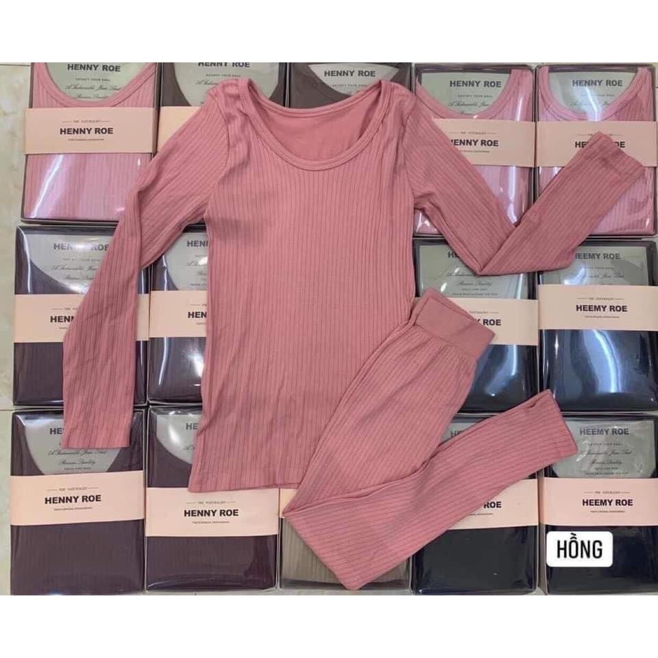 Bộ Nỉ Giữ Nhiệt Thu Đông Len Tăm Fullsize Đủ Màu | BigBuy360 - bigbuy360.vn