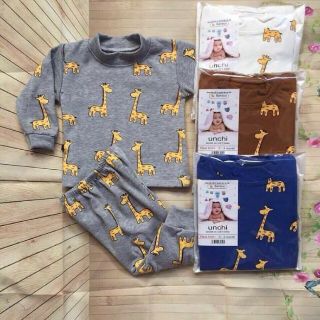 Set 3 bộ Unchi hươu chất nỉ cho bé