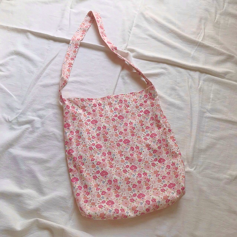 Túi đeo chéo tote, đeo vai, túi xách hoa nhí floral - Blooming Day