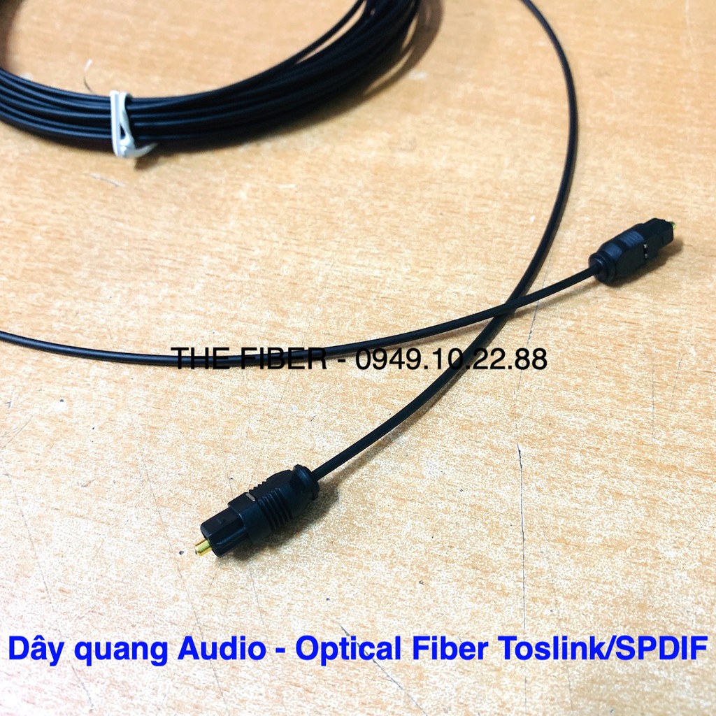 Dây quang Audio Toslink SPDIF Optical dài 3M/5M/7M10M/15M/20M