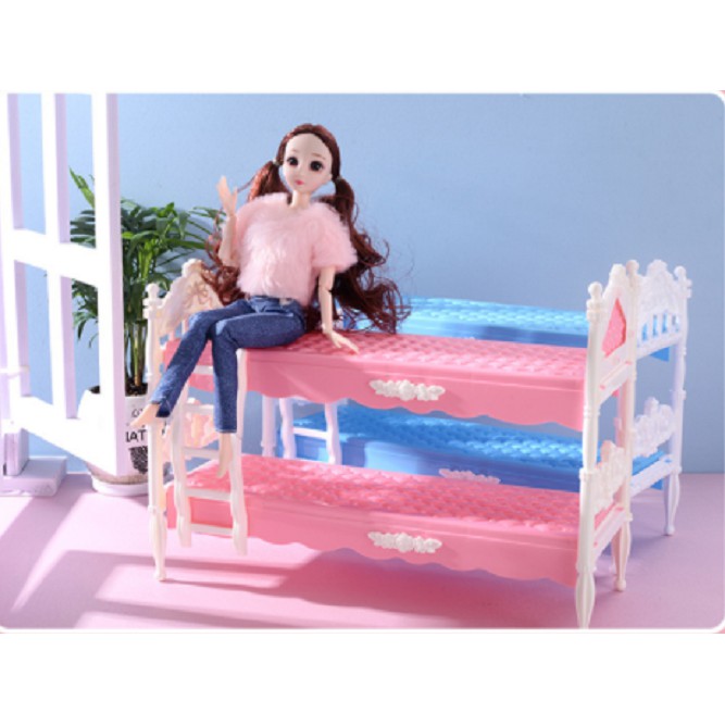 giường 2 tầng lắp ráp được dành cho búp bê