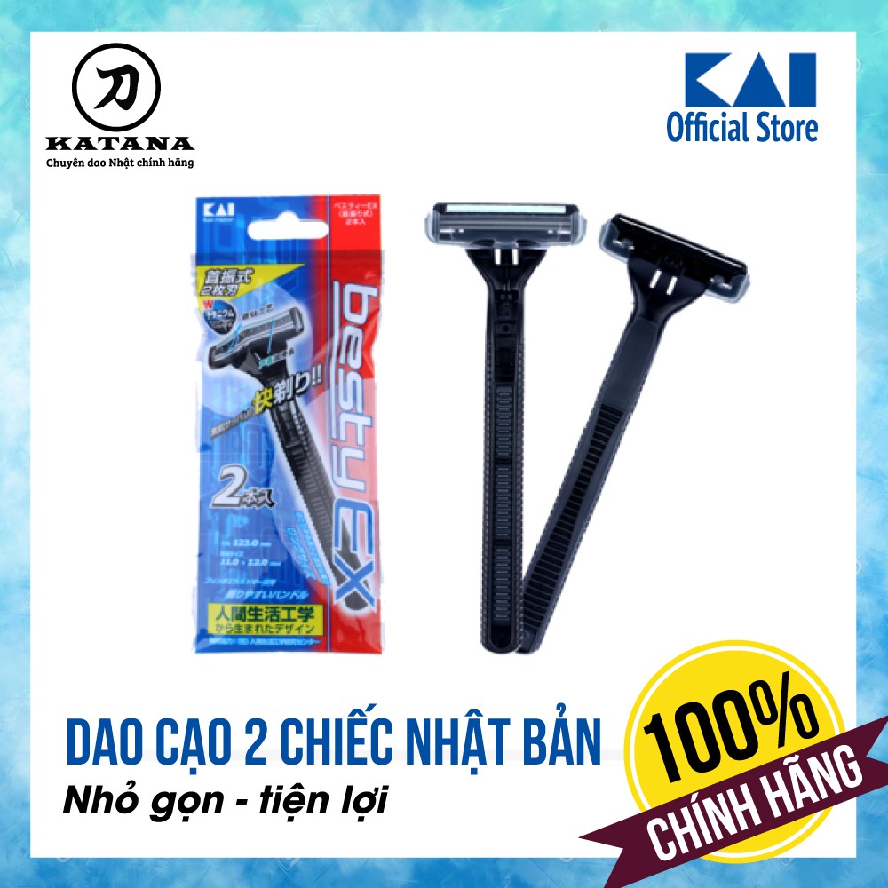 [CHÍNH HÃNG] Dao cạo râu Nhật Besty Ex 2 Blade/3+1 - BH 6 tháng 1 ĐỔI 1