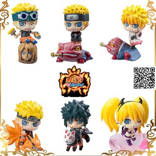 Mô hình Naruto nhiều biến hóa cưởi cửu vỹ và vua cóc Chibi 1106