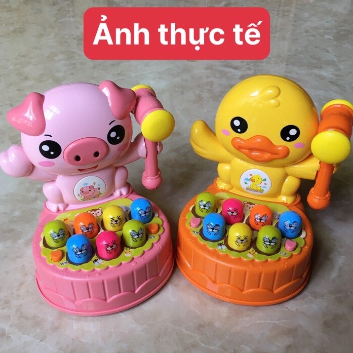 BỘ ĐỒ CHƠI ĐẬP CHUỘT PHÁT NHẠC VÀ PHÁT SÁNG CHO BÉ