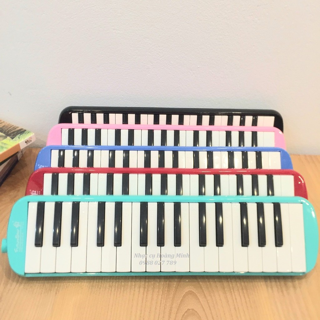 Kèn Melodica 32 phím cho bé (5 màu Đỏ,Xanh lá,Xanh nước biển,Hồng và Đen)