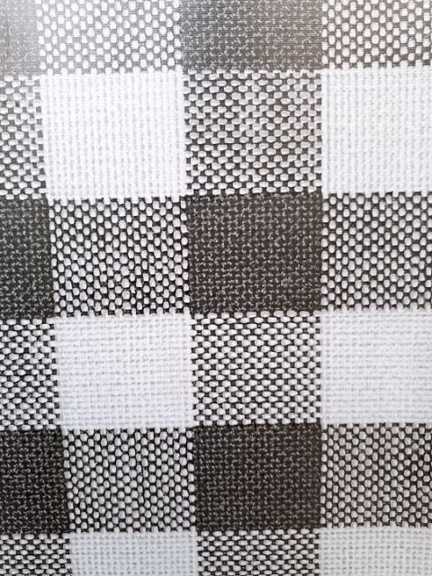 Decal giấy dán tường sọc ca rô đen khổ rộng 45cm