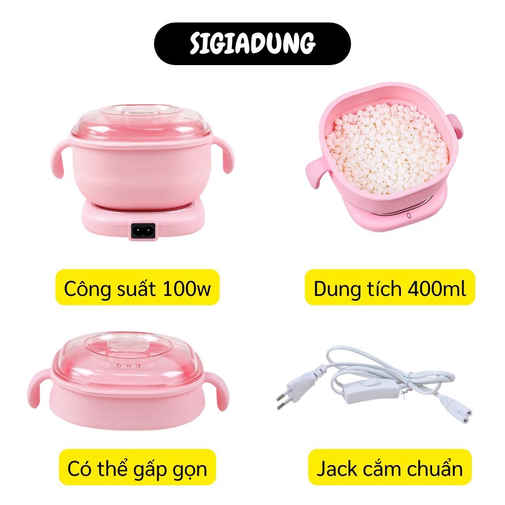 [SGD] Bộ Nồi Nấu Sáp Silicon Chống Dính Gấp Gọn Mang Đi - Nồi Đun Sáp Waxing Cao Cấp 1028