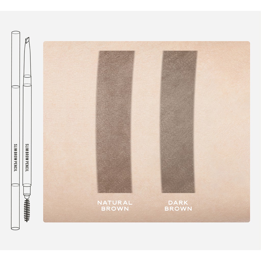 [Date 12/2022] Natural Brown - Chì kẻ mày siêu mảnh OFÉLIA Slim Brow Pencil (0.05g)