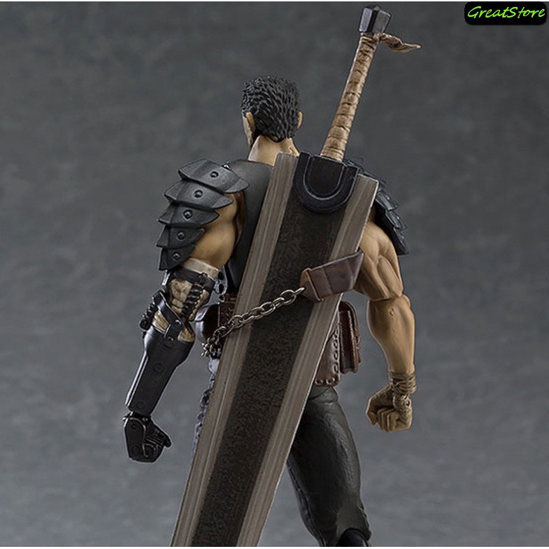 ( HÀNG CÓ SẴN ) MÔ HÌNH NHÂN VẬT Berserk: Guts Black Swordsman Ver  FIGMA 359 CỬ ĐỘNG ĐƯỢC