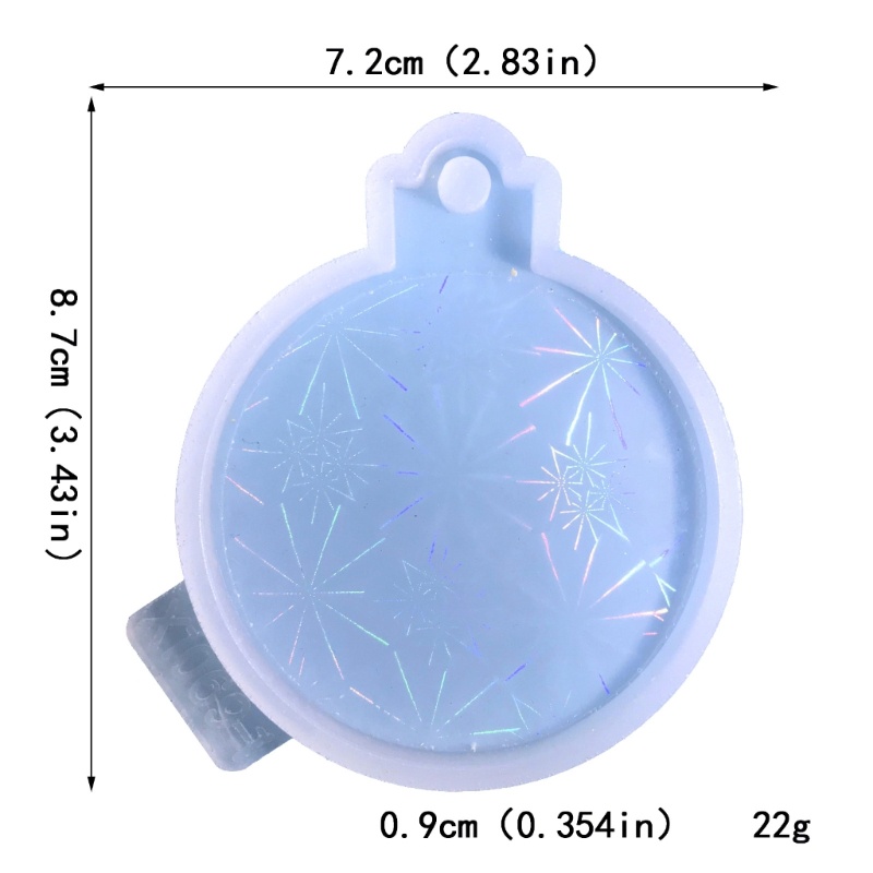 Sa Khuôn Làm Móc Khóa Bằng Nhựa Resin Hình Tròn DIY