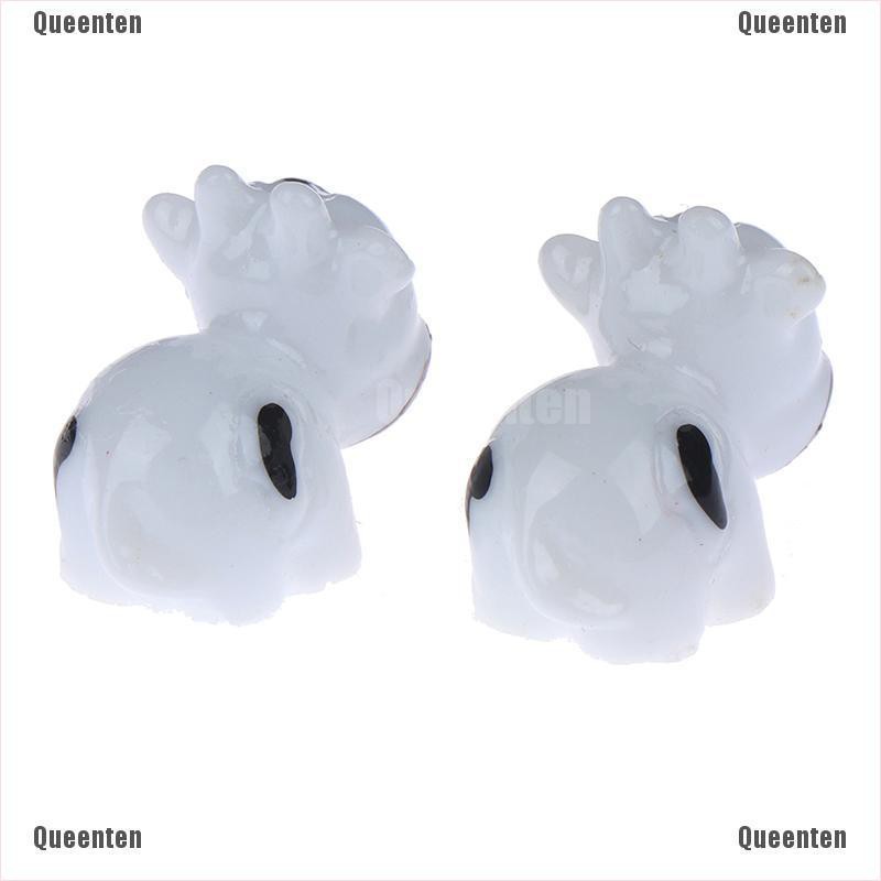 Set 2 Tượng Bò Sữa Mini Trang Trí
