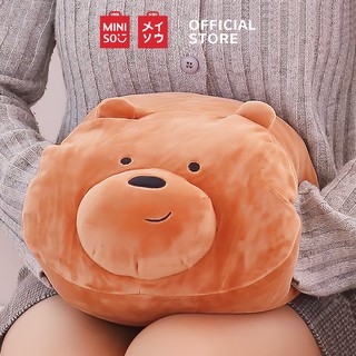 Gối hình gấu Miniso (Xám/ Nâu)