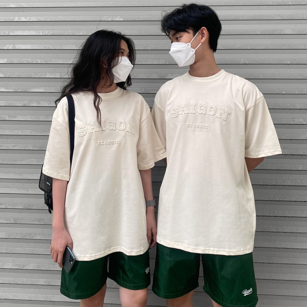 ÁO THUN FF FORM RỘNG SIGNATURE SAIGON CLASSIC TEE,VẢI THUN 2 CHIỀU COTTON 250GSM