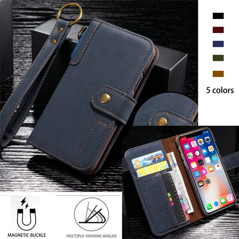 Bao Da Pu Vintage Có Ngăn Đựng Thẻ Cho Iphone 12 Mini 11 Pro X Xs Max Xr Se 2020 7 8 | BigBuy360 - bigbuy360.vn