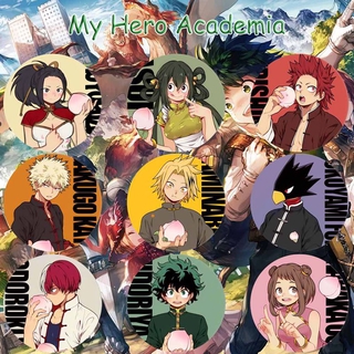 1 Huy Hiệu Kim Loại Họa Tiết Hoạt Hình Học Viện Anh Hùng