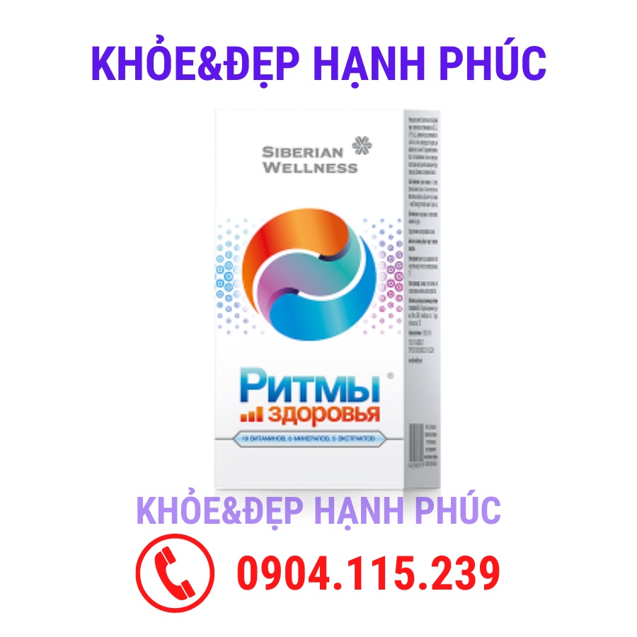 Thực phẩm bảo vệ sức khỏe Healthy Rhythms – 60 viên/hộp
