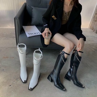 Boot da phối xích mũi kim loại