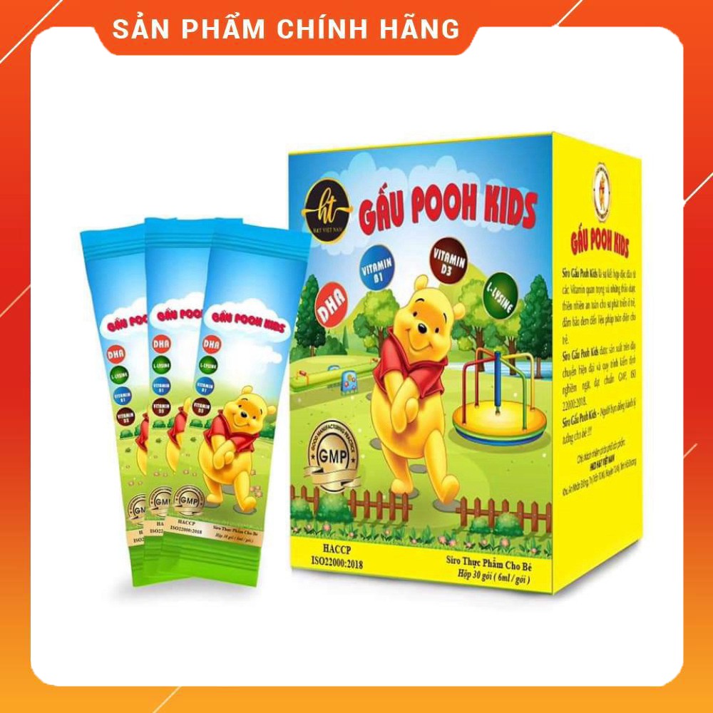 [HÀNG CHÍNH HÃNG] SIRO GẤU POOH KIDS - Bé ăn ngon, mau lớn, khỏe mạnh