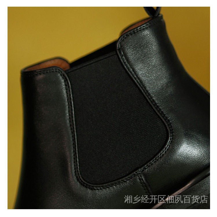 Giày Bốt Martin Cổ Thấp Phong Cách Anh Quốc Thời Trang Xuân Thu 2021 Cá Tính Cho Nữ