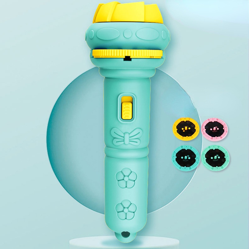 Đèn Pin Chiếu Hình Động Vật Đại Dương Cho Trẻ Em