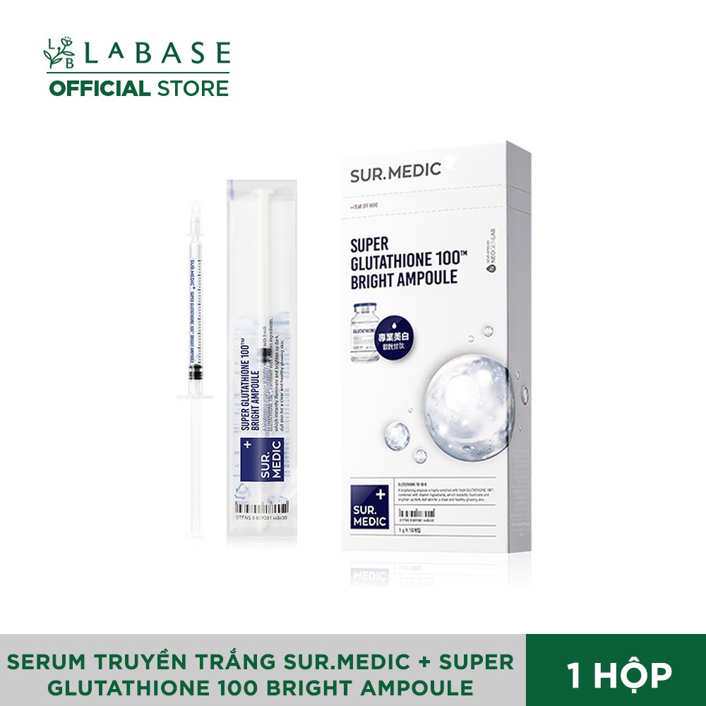 Serum Sur.Medic + Super Glutathione 100 Bright Ampoule | BigBuy360 - bigbuy360.vn