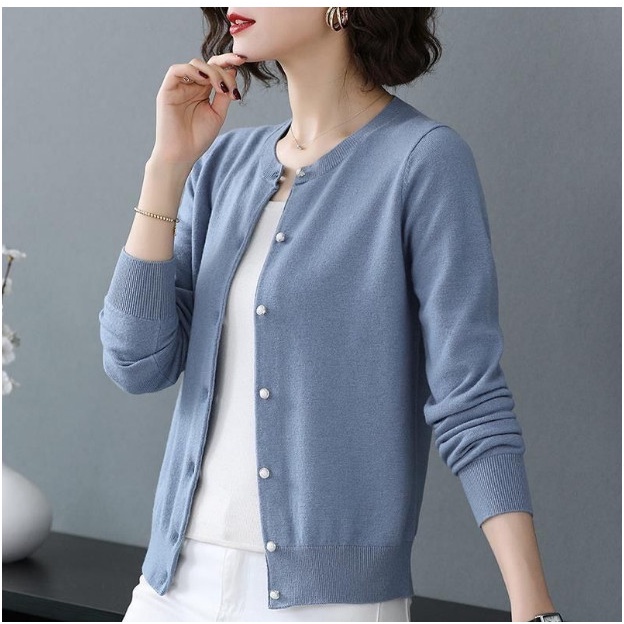 (HÀNG SẴN) Áo Khoác Len Cardigen Thời Trang Phong Cách AL17 - Hàng Quảng Châu Cao Cấp